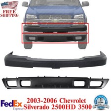 Front Bumper Upper Cover Valance Textured For 2003-2006 Silverado 2500hd 3500