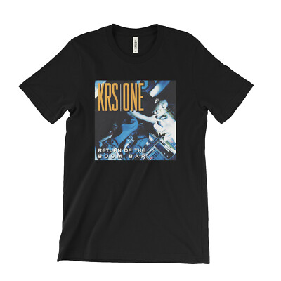T-shirt Rare Ricky Powell KRS ONE - Hip Hop Années 90 - Taille XL - Occasion Très Bon état - Coton
