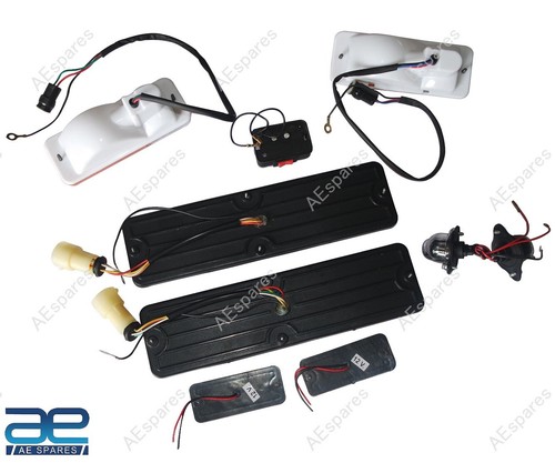 Turn Tail Brake Marker Complete LED Lights Set For Suzuki Samurai SJ410 413 S2u - Picture 2 of 12