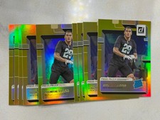  Lot (10) ALONTAE TAYLOR Saints 2022 Donruss Premium Stock HOLO GOLD cards