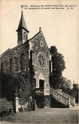 CPA AK Abbaye de PORT-ROYAL - Le musée et le buste de Racine (352791)