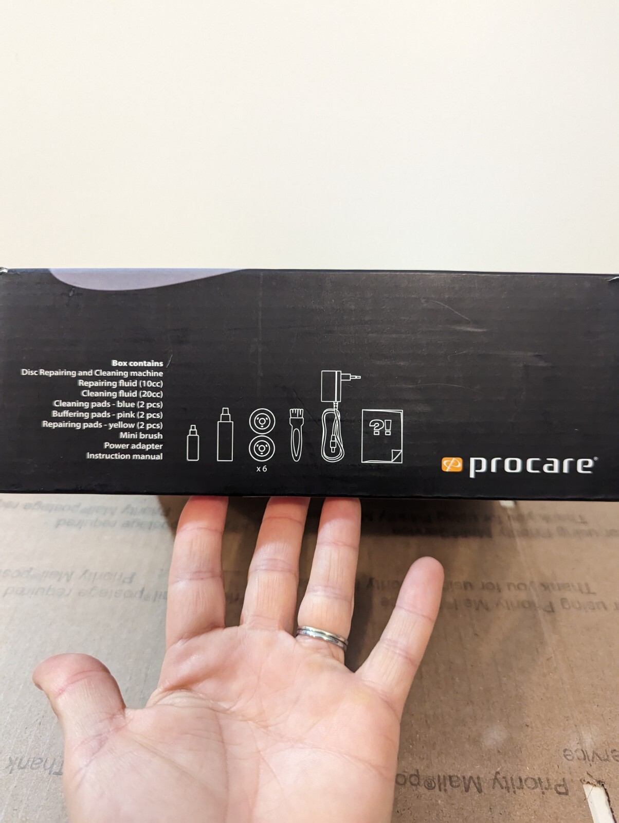 PROCARE DVD/CD Disc Cleaner and Reconditioner BluRay Disc Repair Ecare