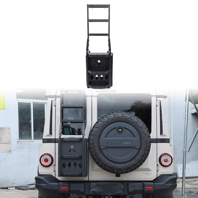 Aluminum Alloy Tailgate Ladder Multifunctional For Ineos Grenadier 2020-2024