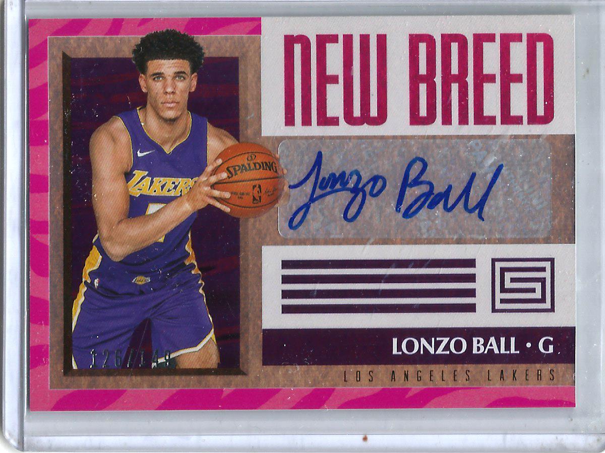 Lonzo Ball 17/18 Panini Status Autograph Rookie #126/149 | eBay