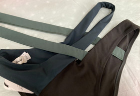 Agent Provocateur bikini bottoms L swim pants shades of grey NEW izaro briefs