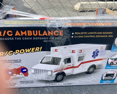 Little Blue Truck Driven, Toy Ambulance With Lights And Sounds