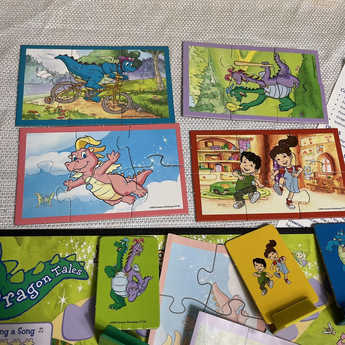 知育玩具 Dragon Tales Matching Game 知育玩具 Dragon Tales Matching Game Vintage Dragon Tales