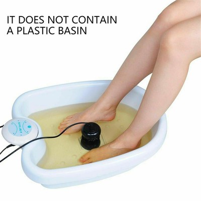 Ion Ionic Detox Foot Bath Spa Machine w Tub Array Cell Cleanse Health Care Tool