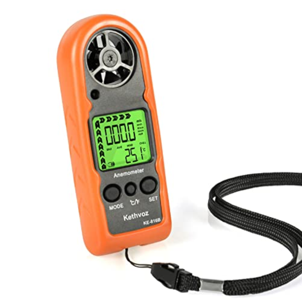 Anemometro Portatile Misuratore di VelocitÃ  del Vento, Mini WindTester Misura l
