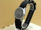 Military Almo 87 Vintage Tuxedo men's wristwatch Swiss Made