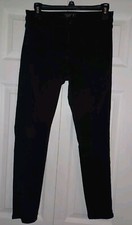 Abercrombie &fitch black jeans size 2 /26 harper ankle syle. (skinny leg) EUC...