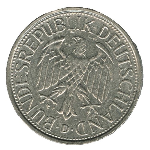 GERMANY - 1982 'D' 1 DEUTSCHE MARK (FEDERAL REPUBLIC - WEST