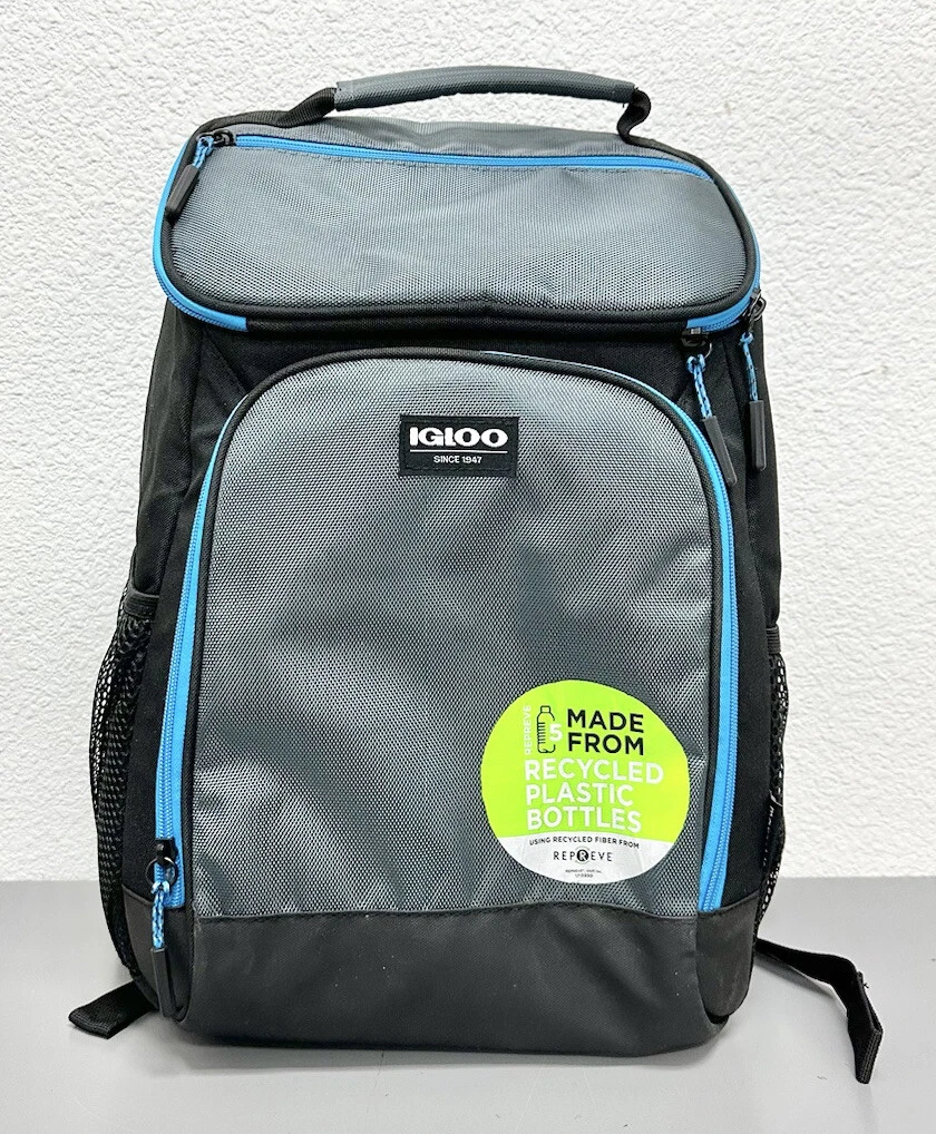 Igloo MaxCold Evergreen Top Grip 9qt Backpack Cooler - Black