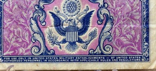 1948-51 US MPC 10 Cents Military Payment Certificate Series 481 Plate 50 - Picture 12 of 12