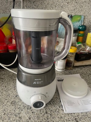 philips avent SCF883 Baby Food processor Boiler Warmer tested works well