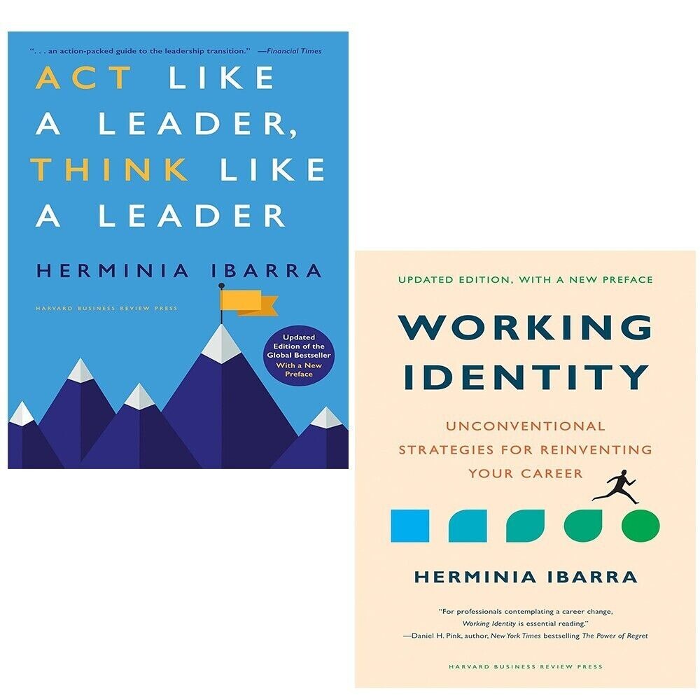 Herminia Ibarra Unisex 2 Books Collection Set Act Like A Leaderthink, Working Identity - Image 3
