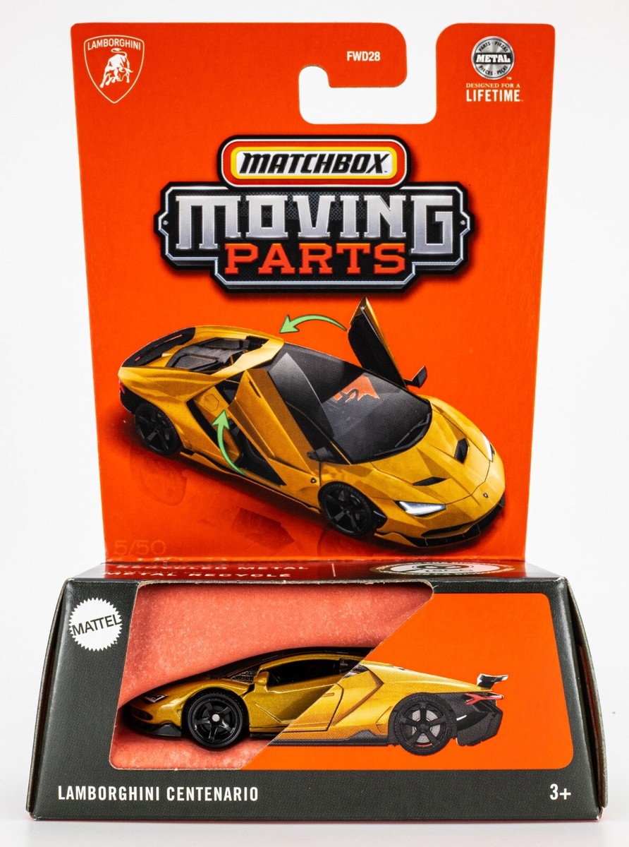 2025 Matchbox Moving Parts #5 Lamborghini Centenario ORO ADONIS