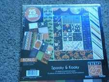 Bazzill Basics Paper 12 x 12 Scrapbook Paper Spooky & Kooky Halloween