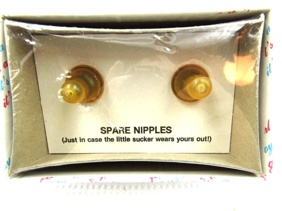 Mordaza de baby shower regalo - pezones de repuesto Foto 3 de 4