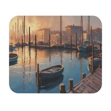 Copy of Harbor Scene Mouse Pad, Office mouse pad