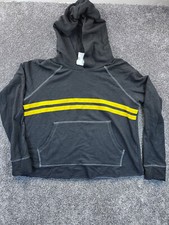 Sundry Sweatshirt Mens 0 Raglan Sleeve Hoodie Long Sleeve Pullover USA Black NWT