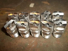 LOT OF 10 SPRAYING SYSTEMS VEEJET H3/8USS STAINLESS SPRAY NOZZLES 50/50 (BIN154)