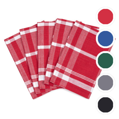 5er Pack - Ross - Exclusiv - 5 X Geschirrtuch im Set - Heimtextilien
