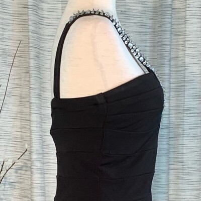 XOXO black and white one-shoulder party dress. | eBay