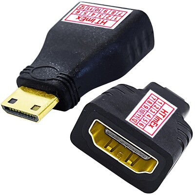 HDMI Female to Mini HDMI Male F/M Converter Adapter Connector HD TV Camera New