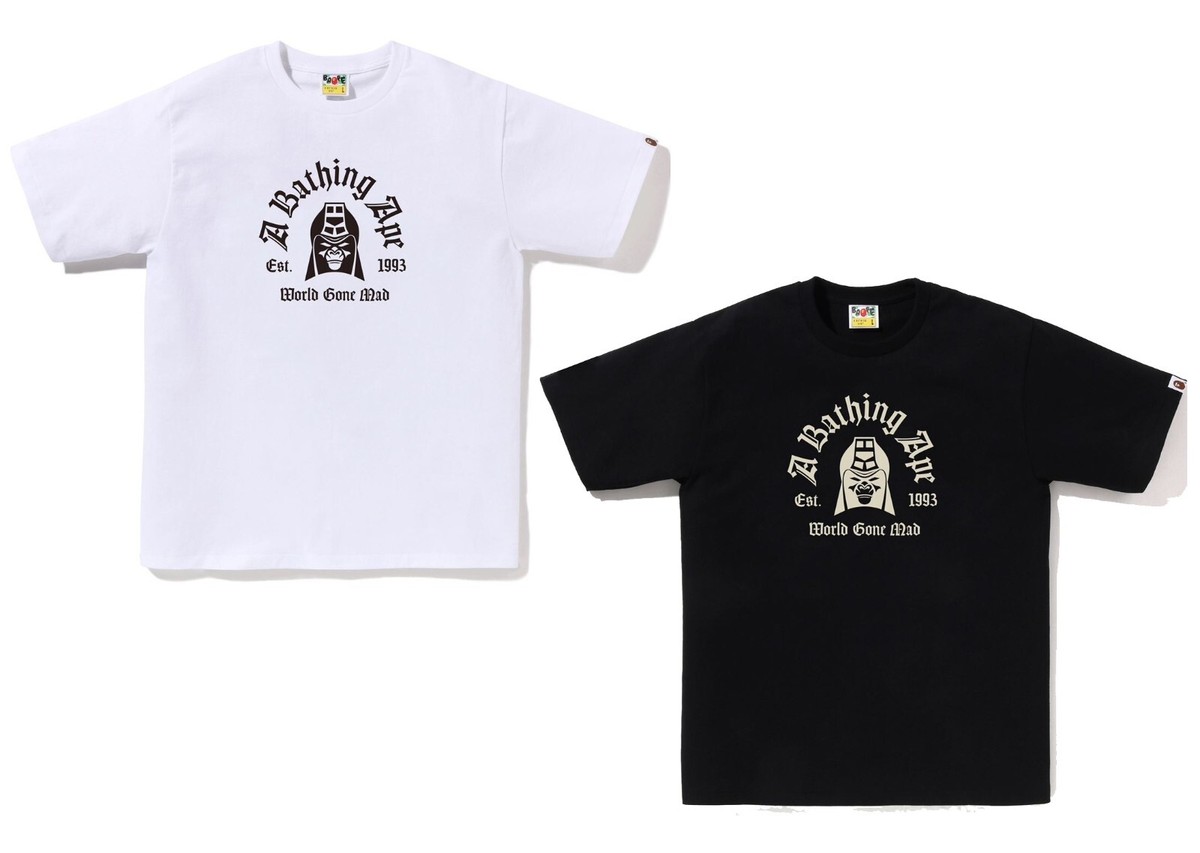 【A BATHING APE】MAD GENERAL COLLEGE TEE /Tシャツ A BATHING APE Men's MAD GENERAL COLLEGE TEE 1L30110059 b | eBay