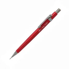 Pentel Sharp Drafting Mechanical Pencil 0.5mm Hi Polymer Lead (HB) Metallic Red