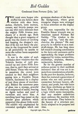 NORMAN BEL GEDDES 1930 DISPLAY SIMPLICITY & INDUSTRIAL DESIGN FEATURE