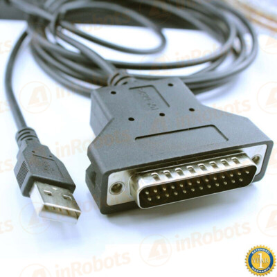 MiCondora USB Programming Cable for Fanuc CNC DNC USB to DB25 Male (6FT/1.8M) #