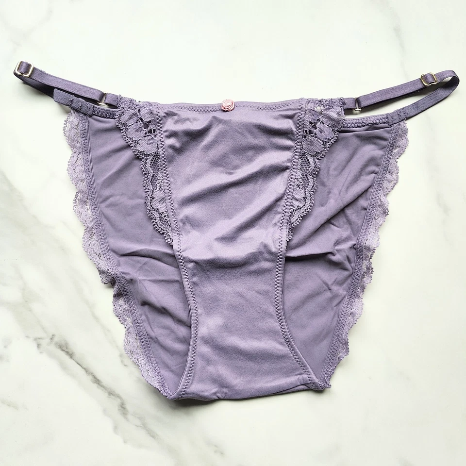Victoria's Secret Dream Angels Lace-Trim Adjustable String Bikini Panty Frozen - Image 2 of 4