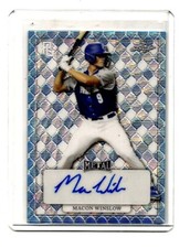 2022 Leaf  Perfect Game Pre Pro Proof Macon Winslow Wave Platinum #MA-MW1  1/1