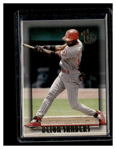 1995 Topps Embossed #12 Deion Sanders - Picture 1 of 2