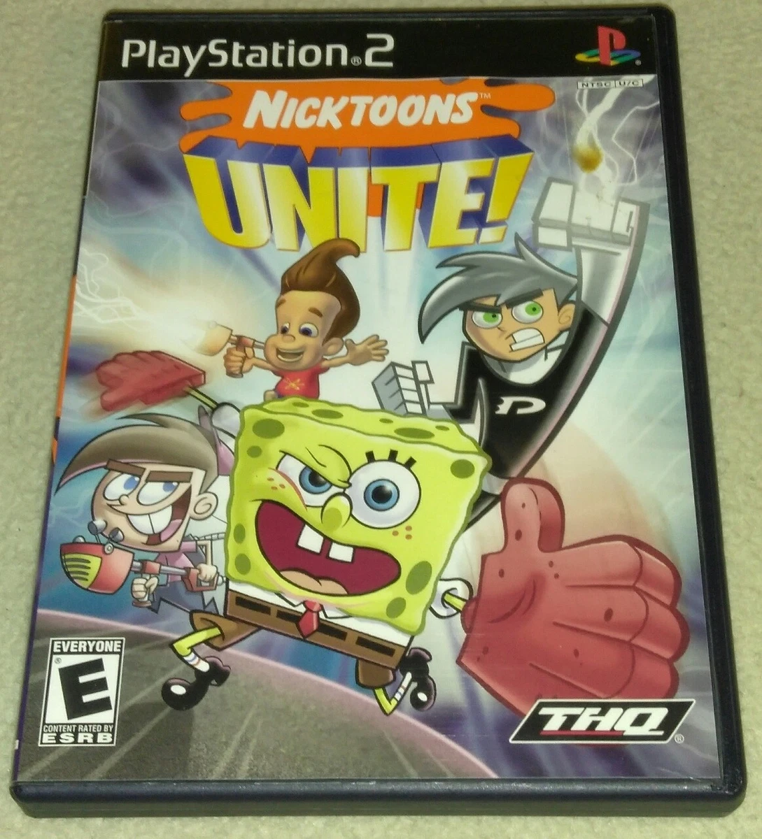 PlayStation2 Nicktoons Unite VideoGames Black Label ps2