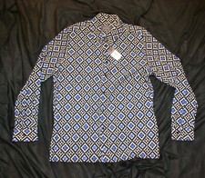 FRIDAY Shirt Men's Bold Eyecatching Primark Geometric Shapes Large