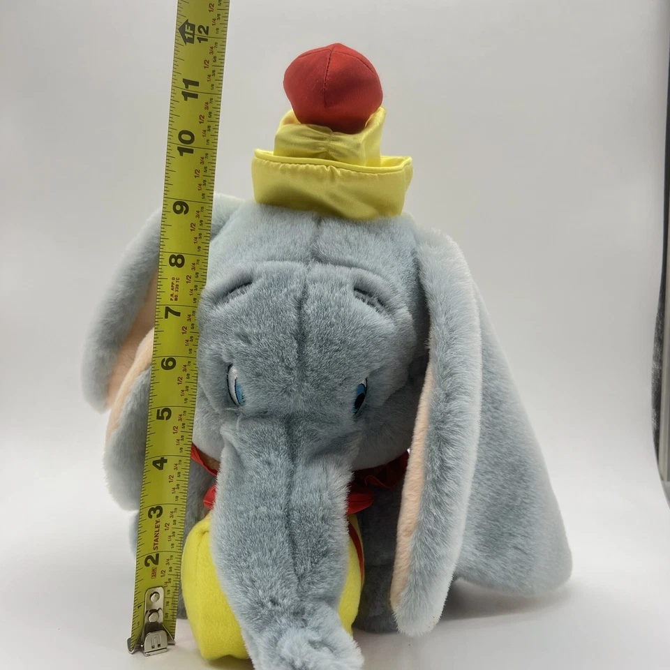 Disney Store Holiday Dumbo Plush W Gift And Squeak Hat Stuffed Animal Rare Toy - Image 4 of 4
