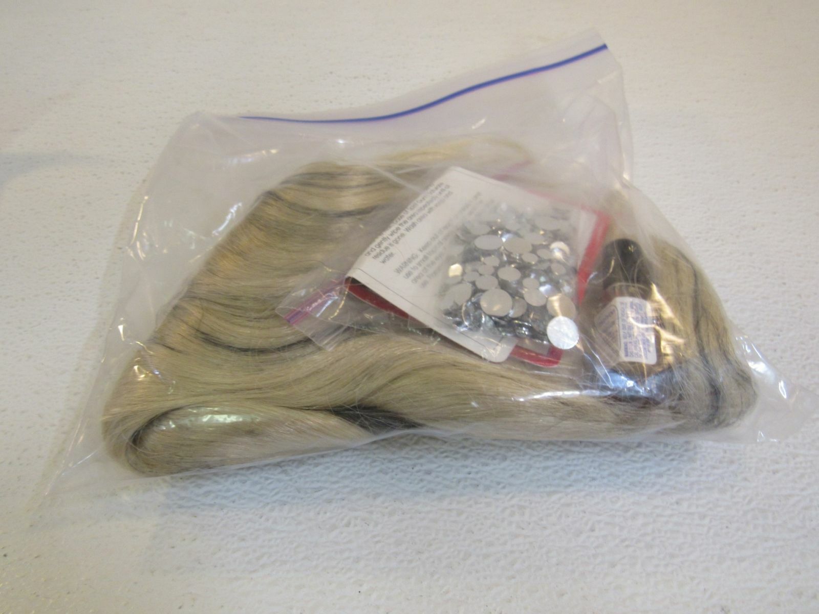 Fashion Blonde Wig With Some Accessories Nylon Size one size