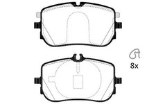 RAICAM Bremsbeläge Satz Vorne Bremsklötze passend für MERCEDES-BENZ GLB (X247)