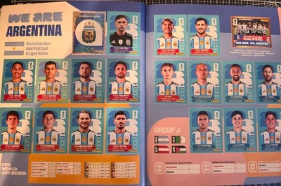 FIFA WORLD CUP 2026 Panini Replacement STICKERS FULL TEAM ARGENTINA 20 + BONUS