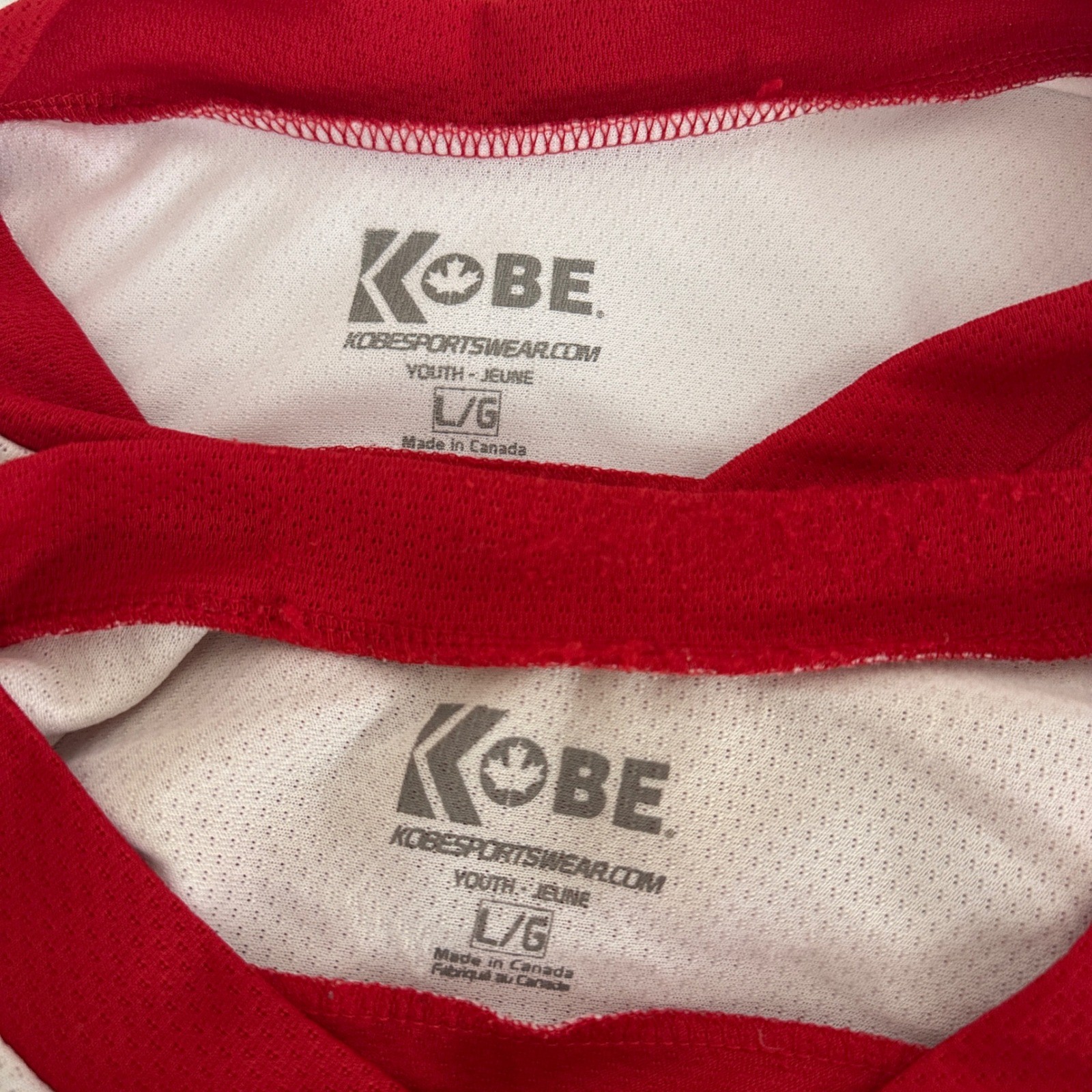 Tim Hortons Timbits Youth Large Jersey Kobe Red Hockey Canada