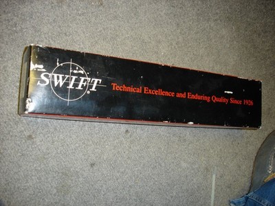 SWIFT  1.5-6x40  Illuminated scope  - adjustable  red crosshairs