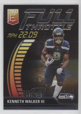 2023 Panini Donruss Elite Full Throttle 120/349 Kenneth Walker III #FT-KW 3c2