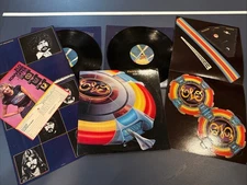 Electric Light Orchestra Out Of The Blue COMPLETE LP Vinyl EX Poster Pop Outs++