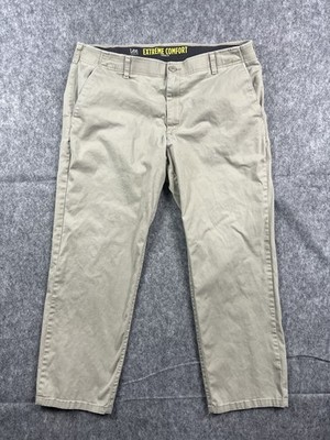 Lee Extreme Men's Pants Comfort Beige Khaki Outdoors/Workwear Stretch Size 40x30