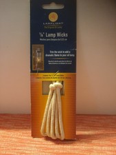 1 Pack Round Oil Lamp Cotton Wick 8" x 1/8" 5 in pack - 5 wicks Total