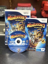 Madagascar 3: The Video Game (Nintendo Wii, 2012) TESTED WORKING COMPLETE