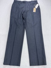Michael Kors Classic Fit Stretch Dress Pants Gray 36x32 NWT Style MITSP